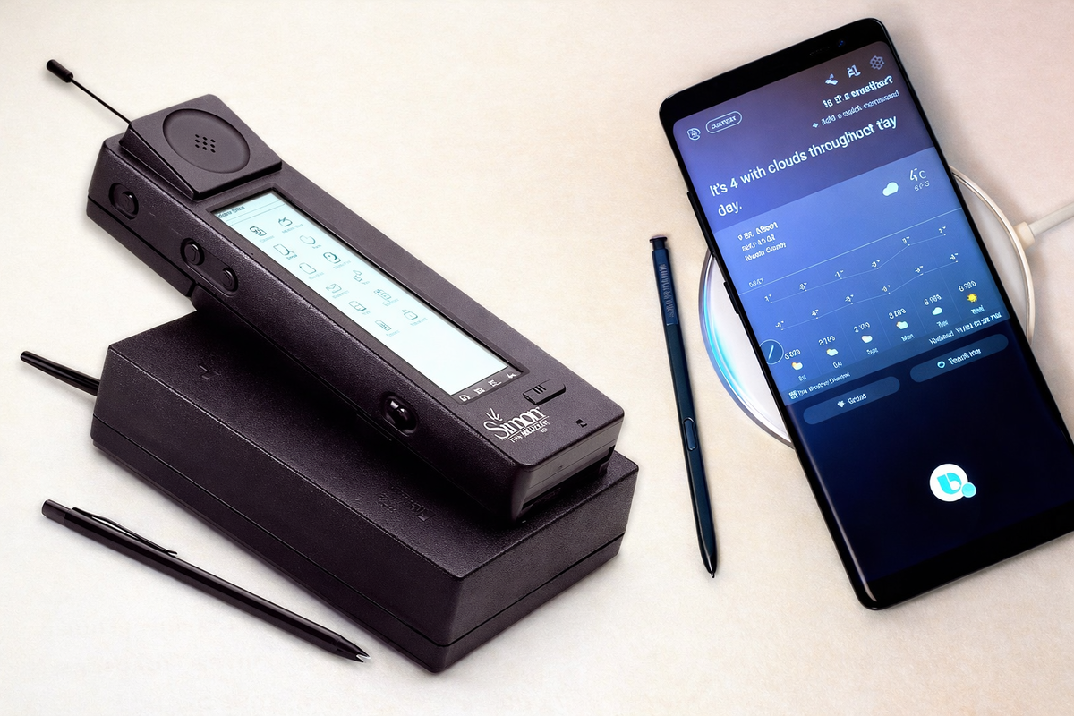 Сравнение с современым телефоном