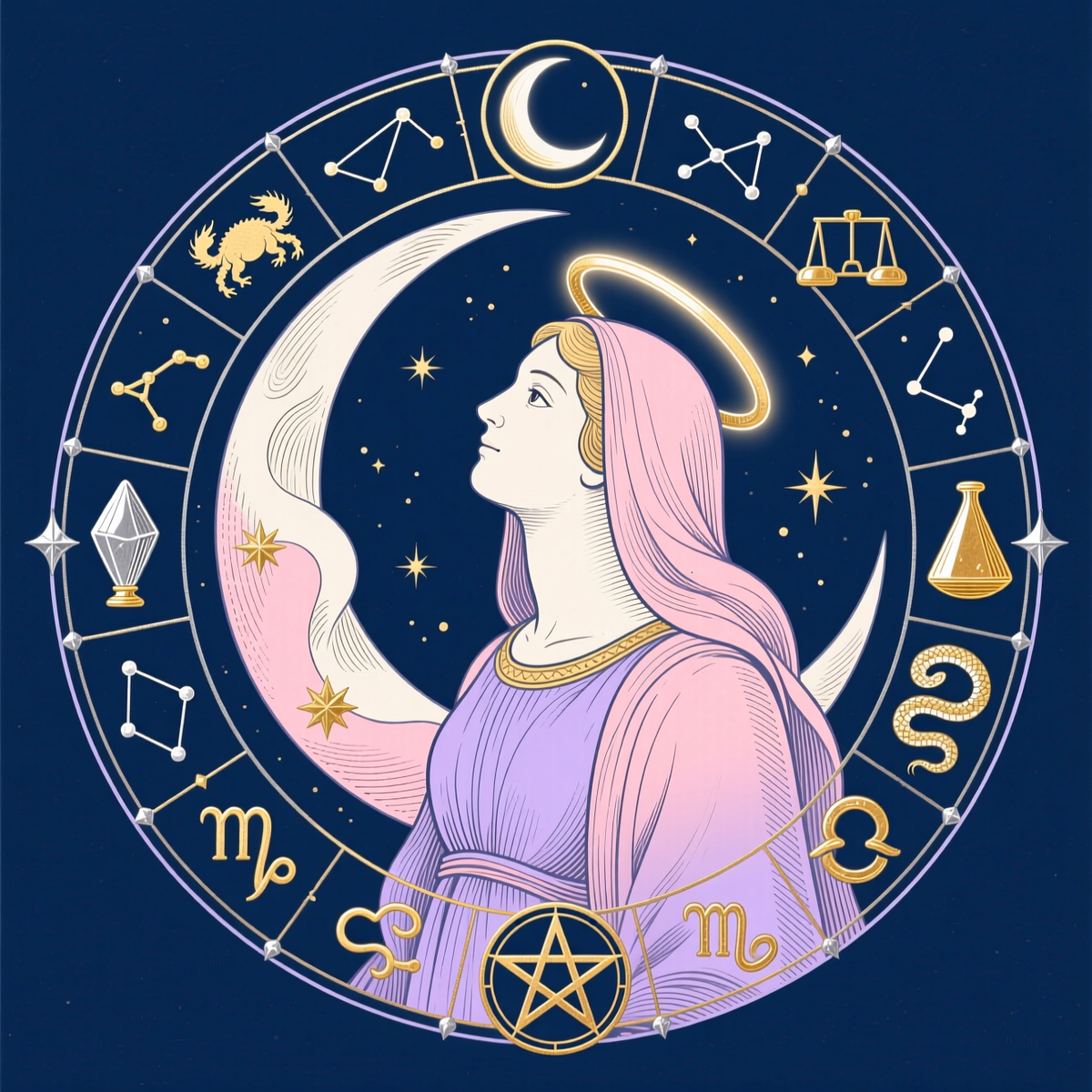 Луна в 11 доме