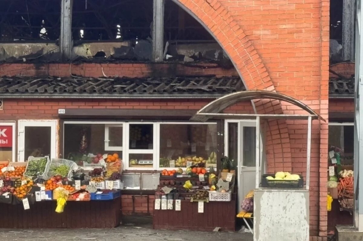    Директора сгоревшего Правобережного рынка отправили под домашний арест