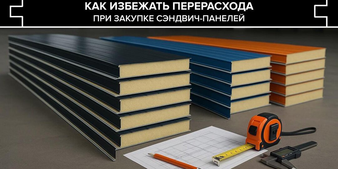 Как избежать перерасхода при закупке сэндвич-панелей