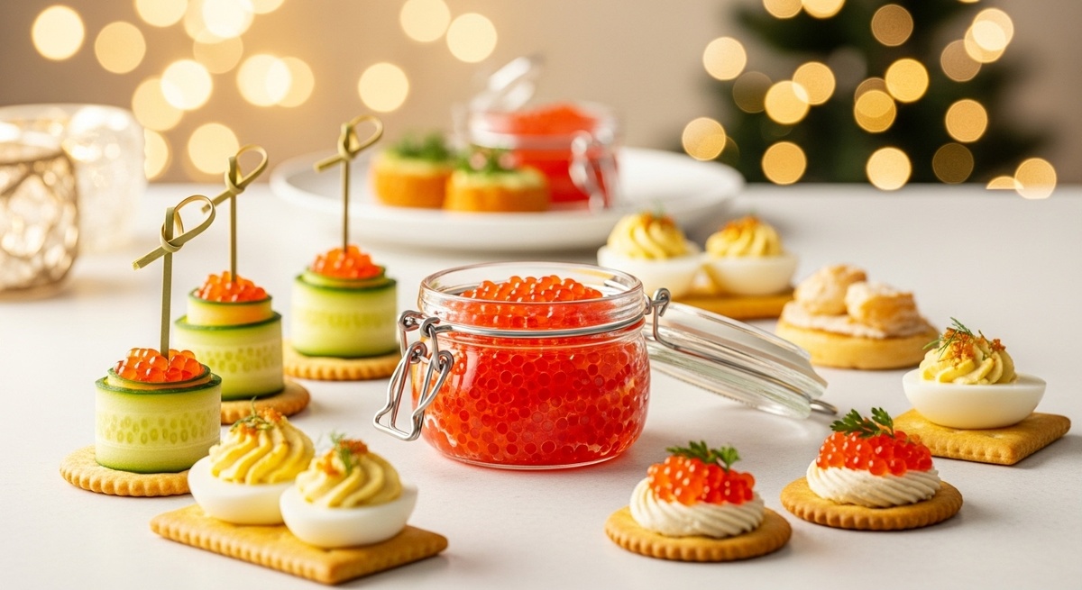 5 идей для одной банки икры. Сгенерировано цифровым помощником