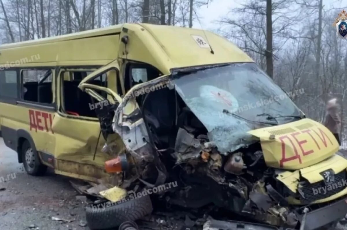    По факту ДТП с детьми под Брянском возбуждено уголовное дело