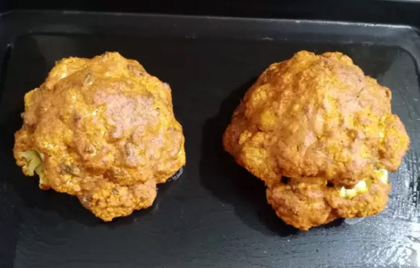 ЦЕЛЬНАЯ ЗАПЕЧЕННАЯ ЦВЕТНАЯ КАПУСТА ТАНДУРИ