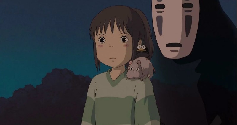 Кадр из аниме "Унесённые призраками"