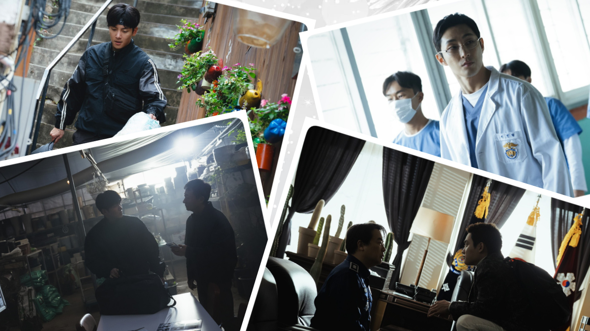 Коллаж создан автором этой статьи. В нем использованы кадры из дорамы "Слепленный город" 2025 года. 