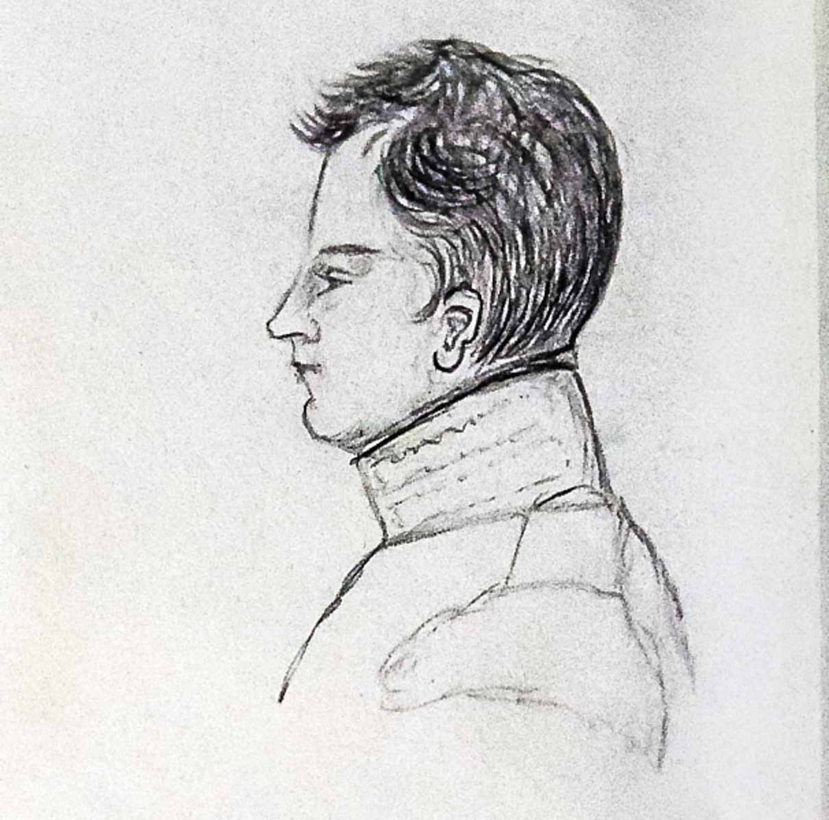 Великий князь Николай Павлович. Автопортрет. 1816 год (?)