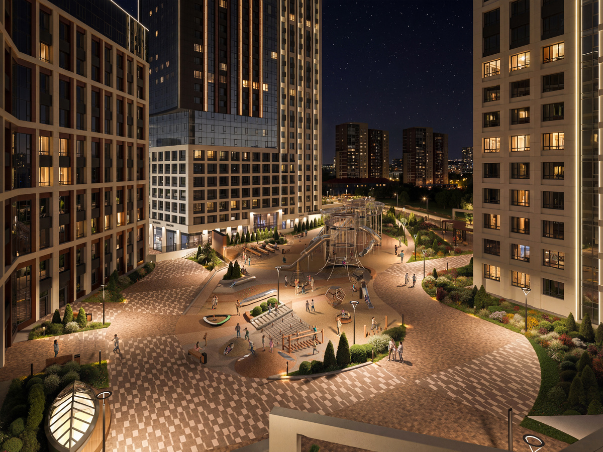 Посмотрите на восхитительный двор для прогулок