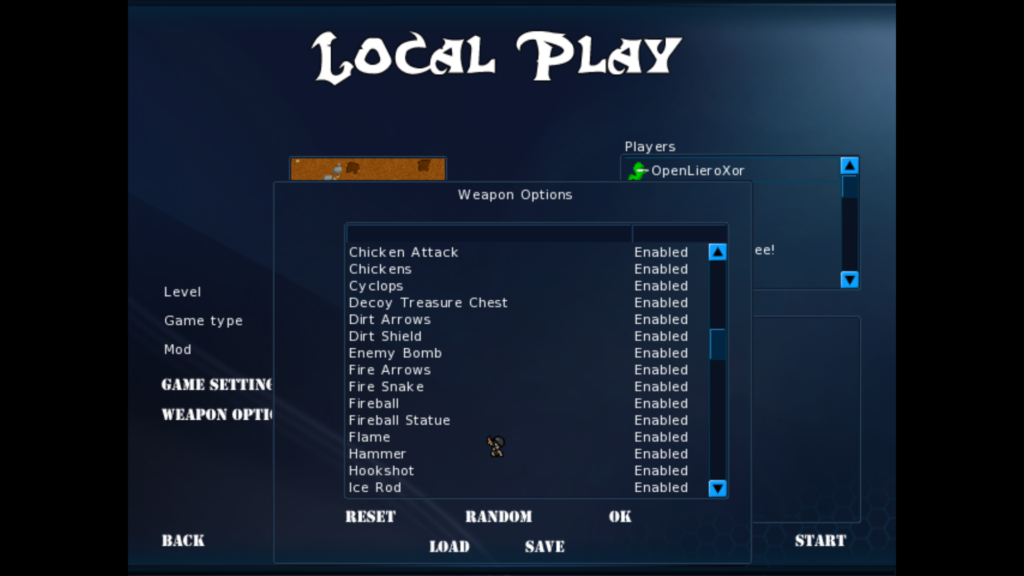Арсенал ограничен только фантазией моддеров: от бананок до рельсотронов.