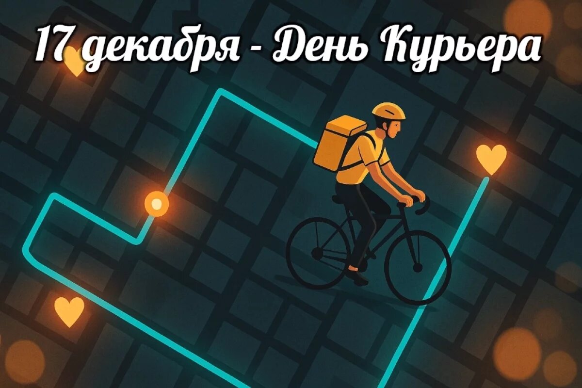    День курьера — открытки