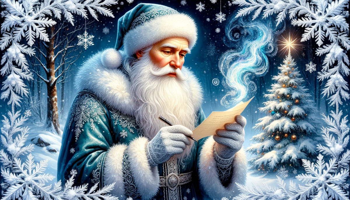 Морозушка читает наши письма