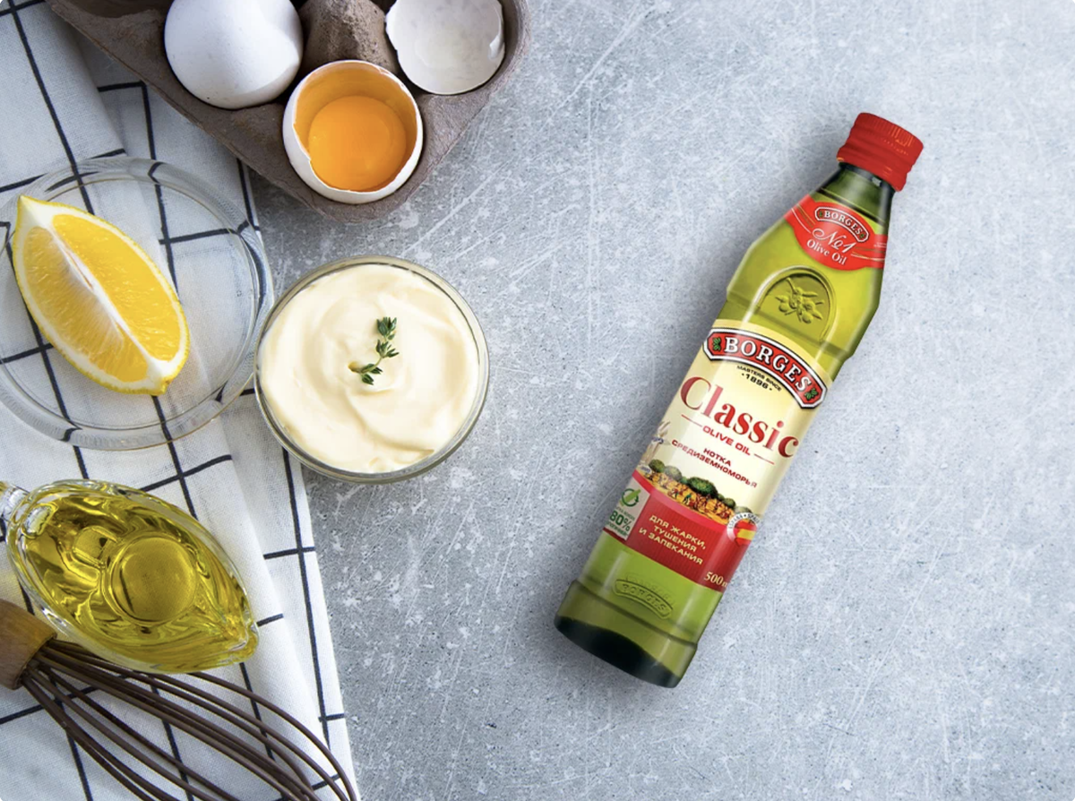 Классический майонез на основе оливкового масла