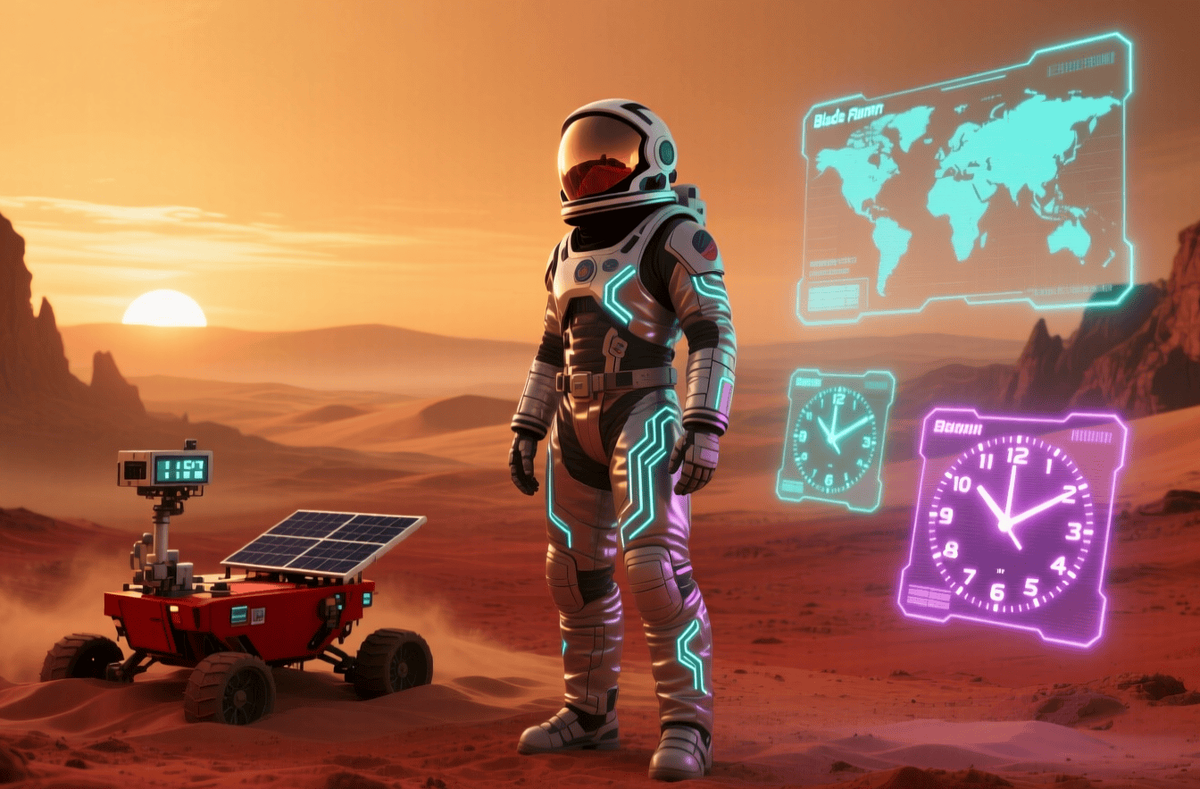    Время на разных планетах течет по-разному.