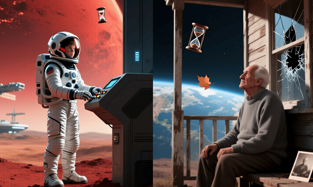    Исследователь других планет может стареть меньше, чем человек на Земле.