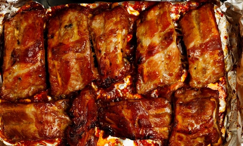 Поджаристые рёбрышки