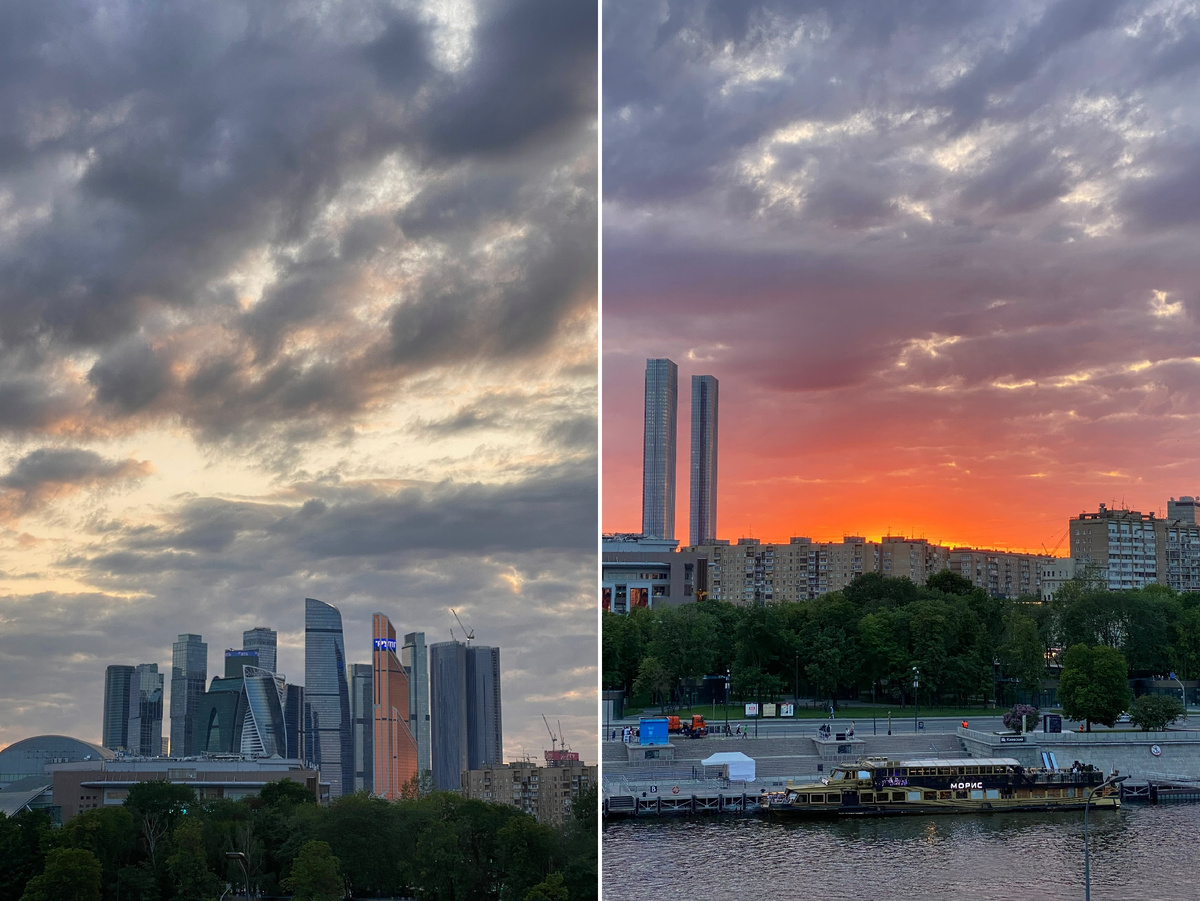 Фото автора канала. Вид со смотровой у Дома архитекторов. 
