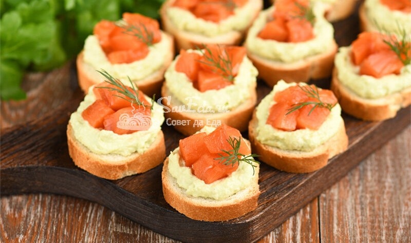 Необычные! Бутерброды с красной рыбой (4 варианта)