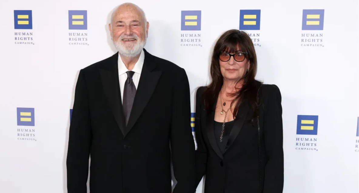 Роб и Мишель Райнер посещают ужин Правозащитной кампании в Лос-Анджелесе в 2025 году в отеле Fairmont Century Plaza.