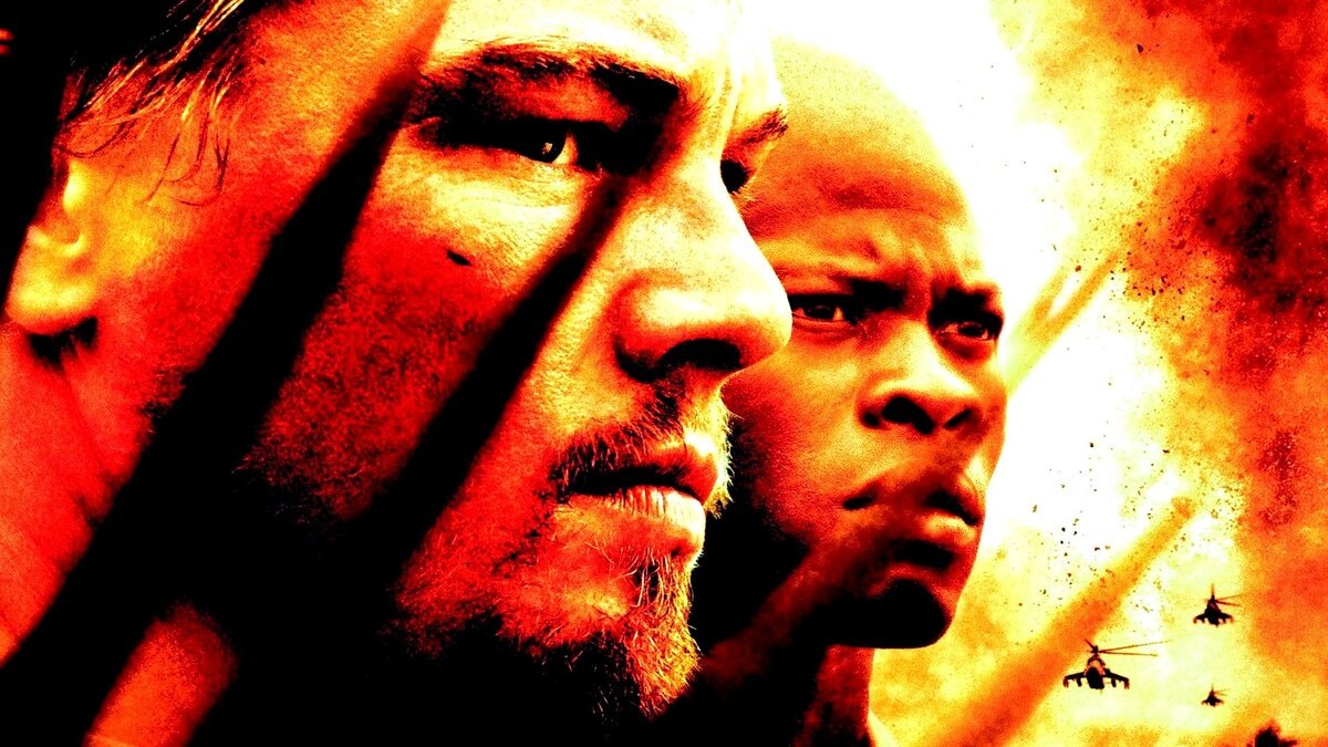 Кровавый Алмаз (Blood Diamond), 2006. Режиссер: Эдвард Цвик. В ролях: Леонардо Ди Каприо, Джимон Хонсу, Дженнифер Коннелли и др.