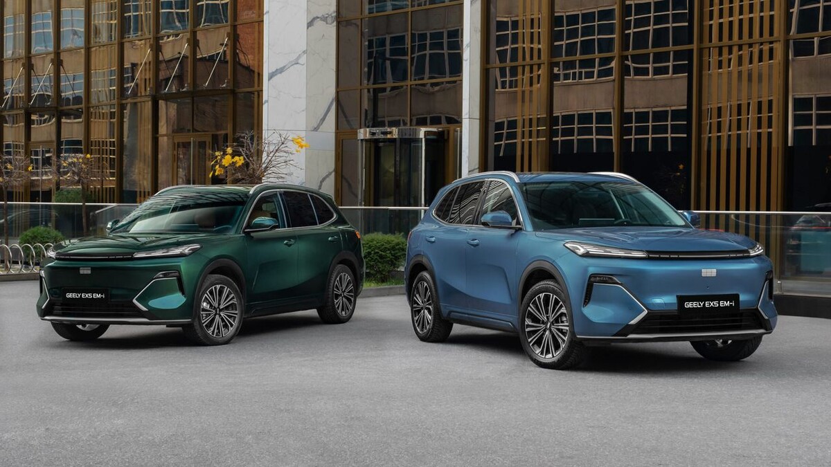   Geely EX5 EM-i. Фото Geely