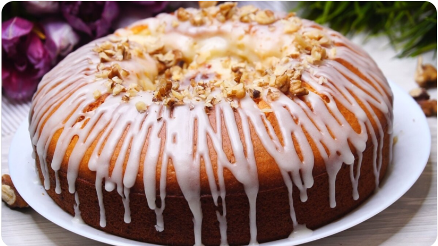 Это что то... Объедение👍.Такой пирог "Вулкан" подаю к чаю вместо торта, он сразу готовится с кремом...