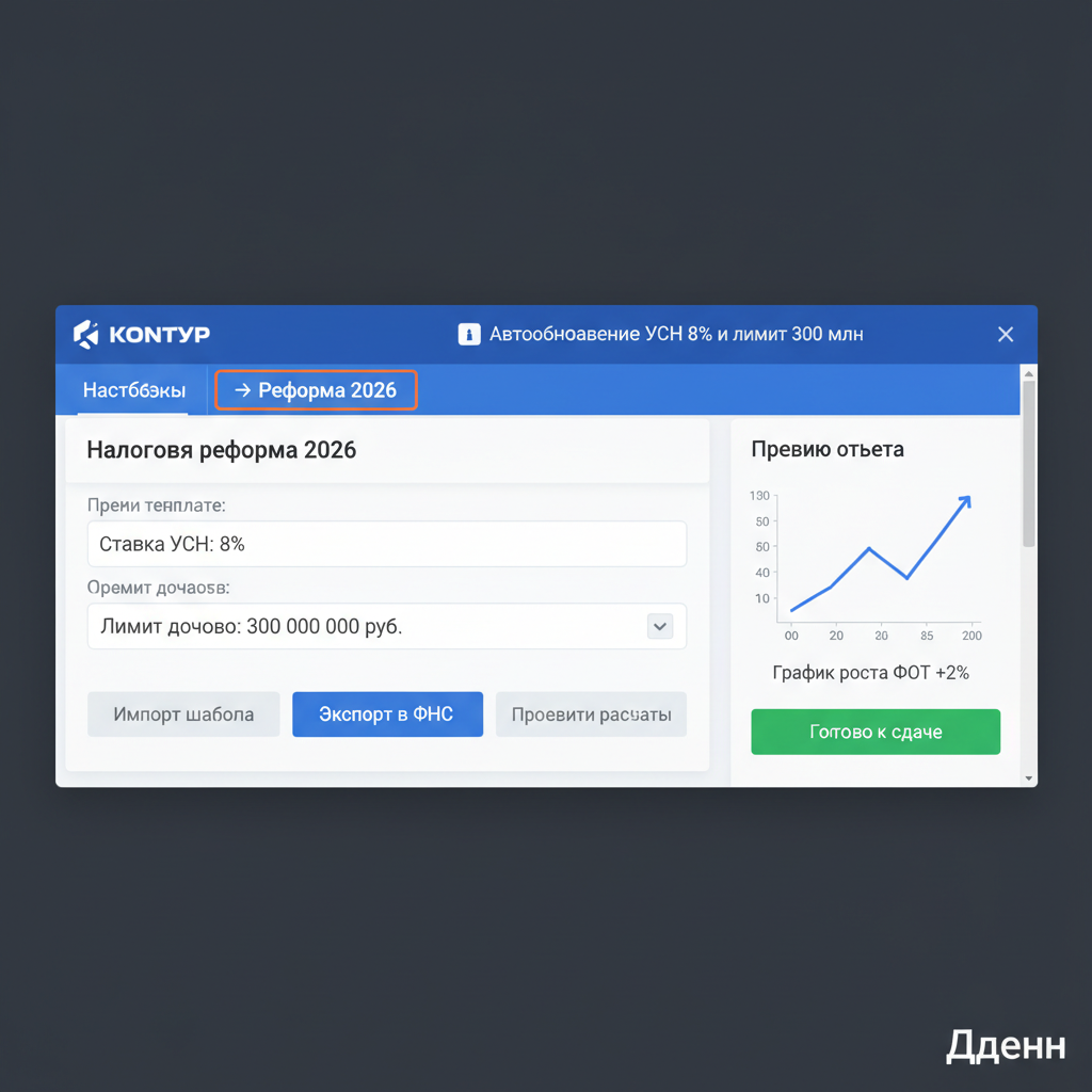 Интерфейс Зарплаты с реформа-шаблоном