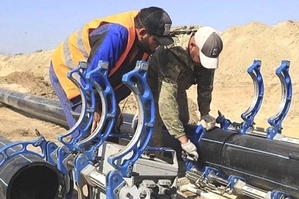    Контракт на строительство двух водоводов на юге Волгограда заключила мэрия