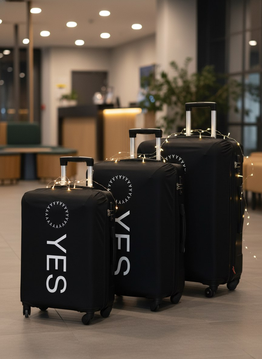 чеход для чемодана брендированный YES