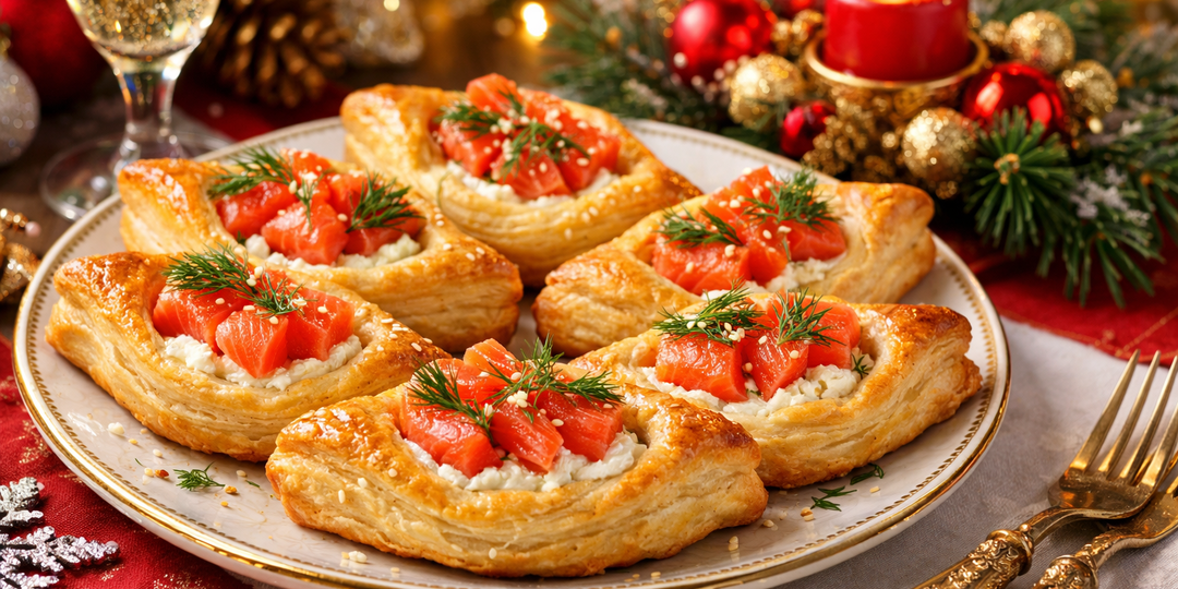 🎄 Закуски из слоеного теста на Новый год: 5 быстрых рецептов, которые съедают первыми