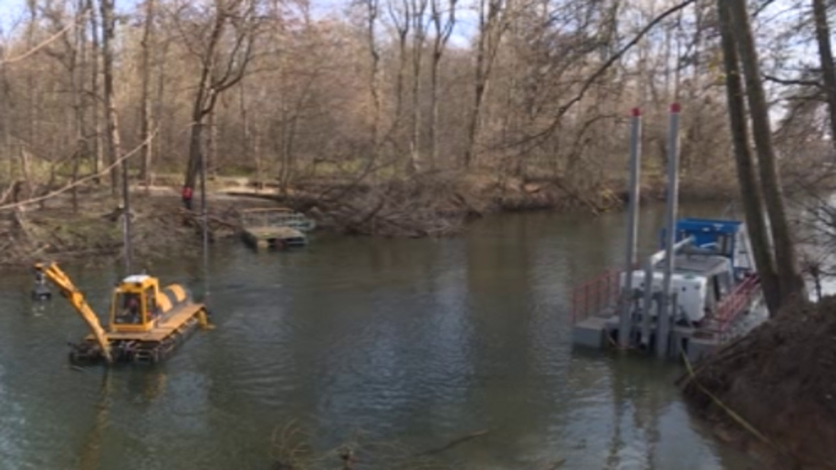    Расчистка Тускари в Курске выполнена на 16,5%