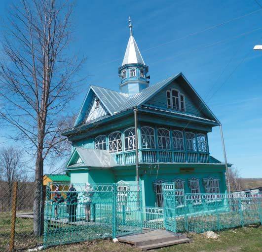 Мечеть в селе Агзигитово Зеленодольского района Татарстана. 