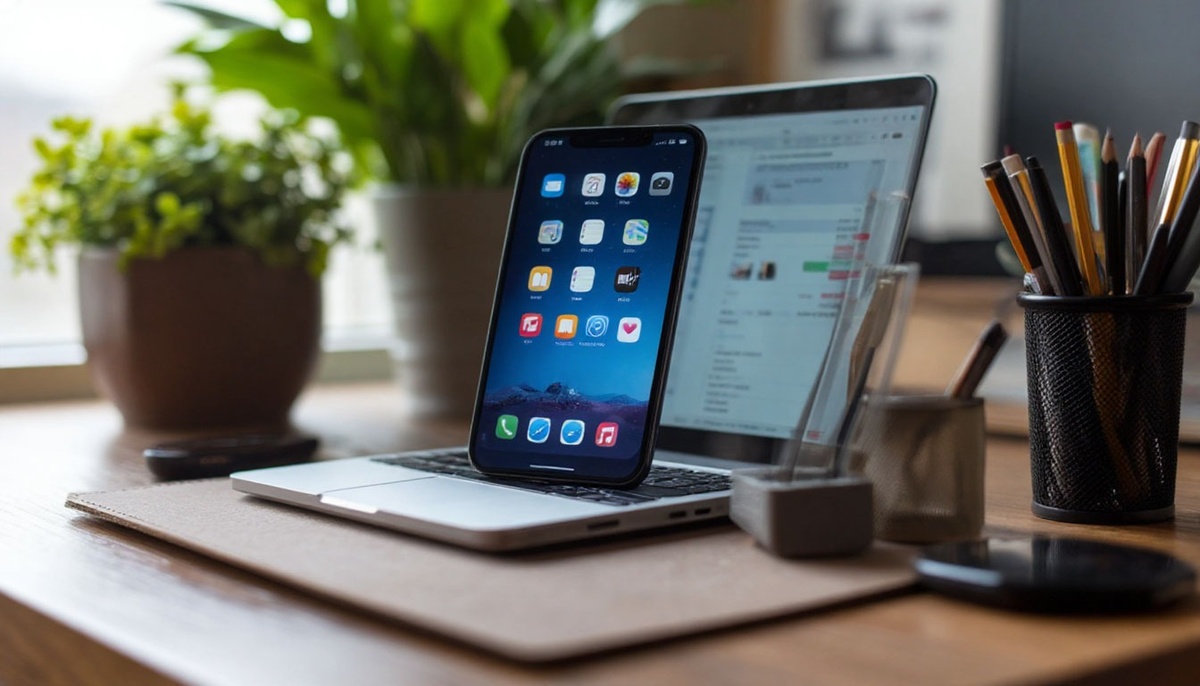 Ноутбук и телефон с eSIM