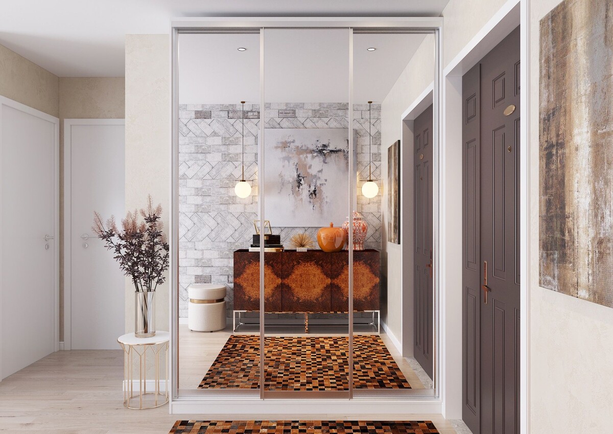 Зеркальный шкаф-купе в тренде