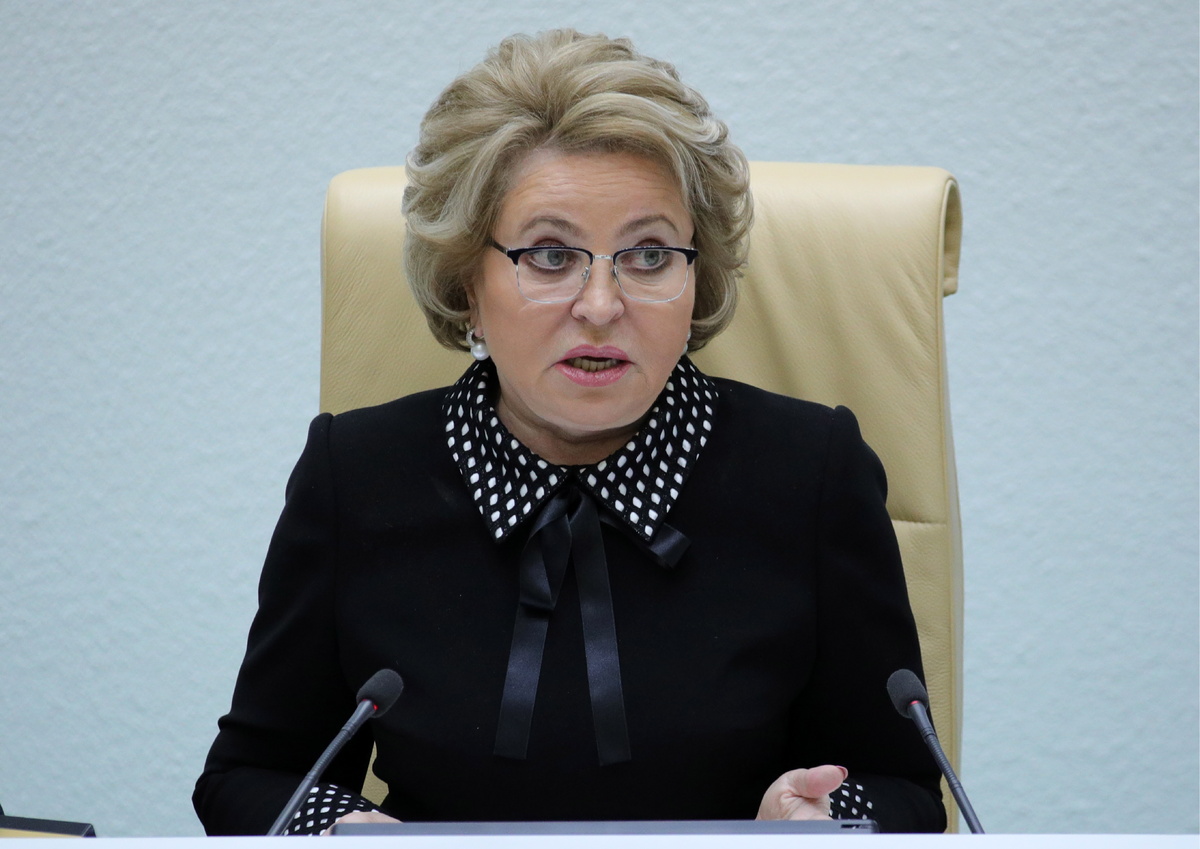    Спикер Совета Федерации РФ Валентина Матвиенко  Сергей Бобылев/ТАСС