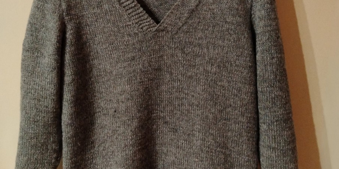 Декабрь. Готов пуловер для себя