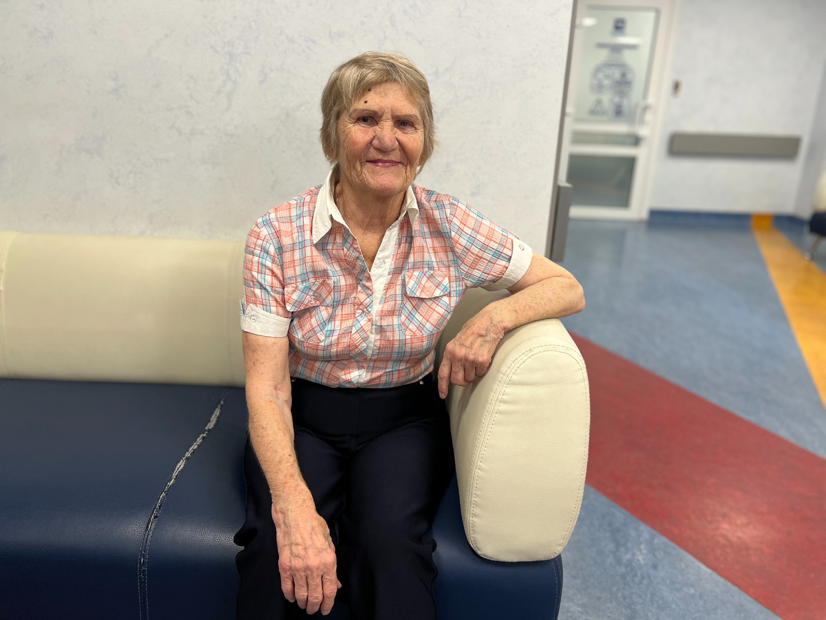 Галина Николаевна перед операцией в клинике "Эксимер". Источник: "Эксимер"