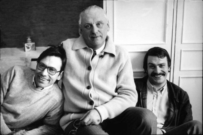 Андрей Сергеевич Кончаловский, старший сын Сергея Михалкова, в этом году встретил свое 86-летие. На фото – с братом Никитой Михалковым и отцом.