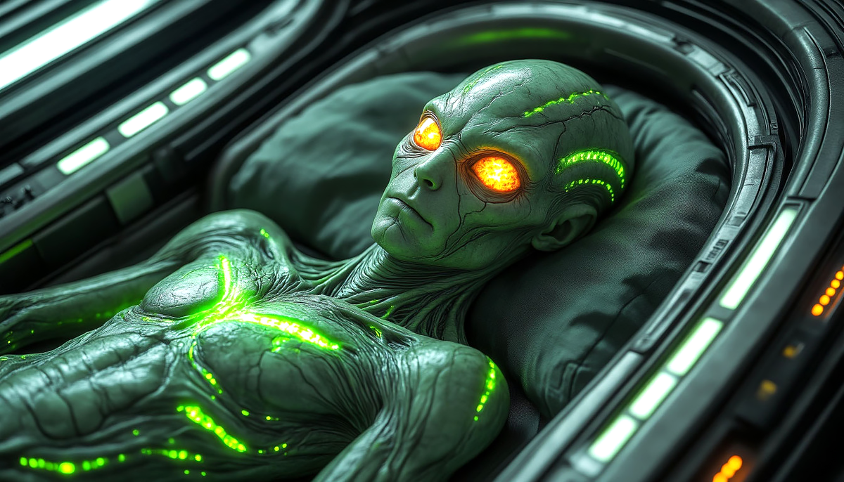 Внутри находилось существо.