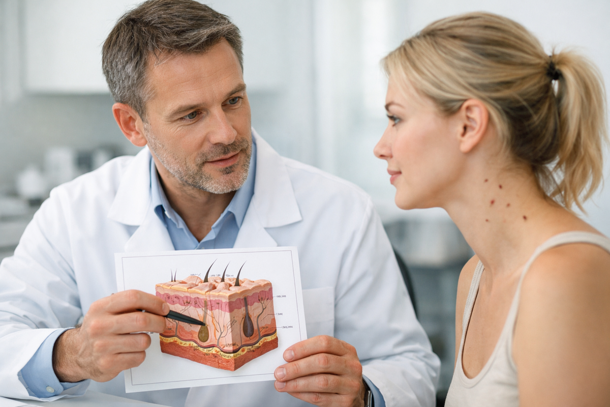 Удаление папиллом: современные методы, ошибки и правильная тактика