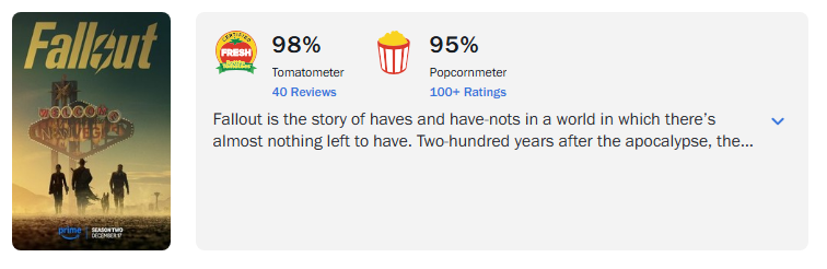    Остроумно, весело, брутально. Критики высоко оценили второй сезон Fallout