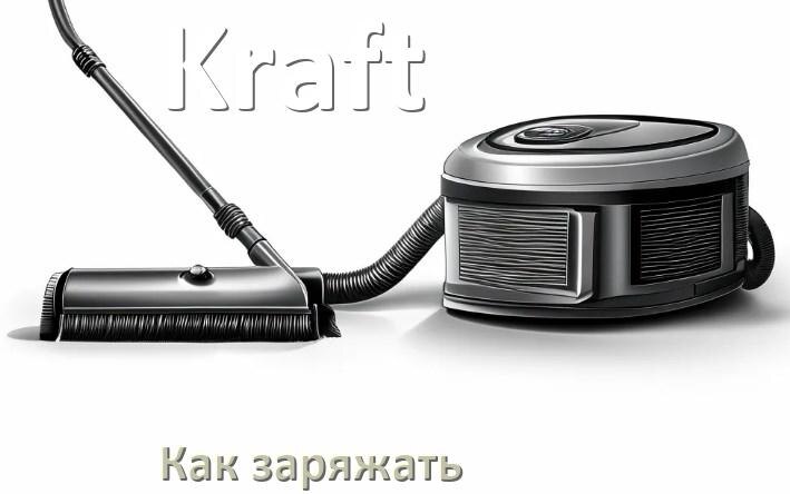 
Как заряжать беспроводной пылесос Kraft правильно и сколько по времени