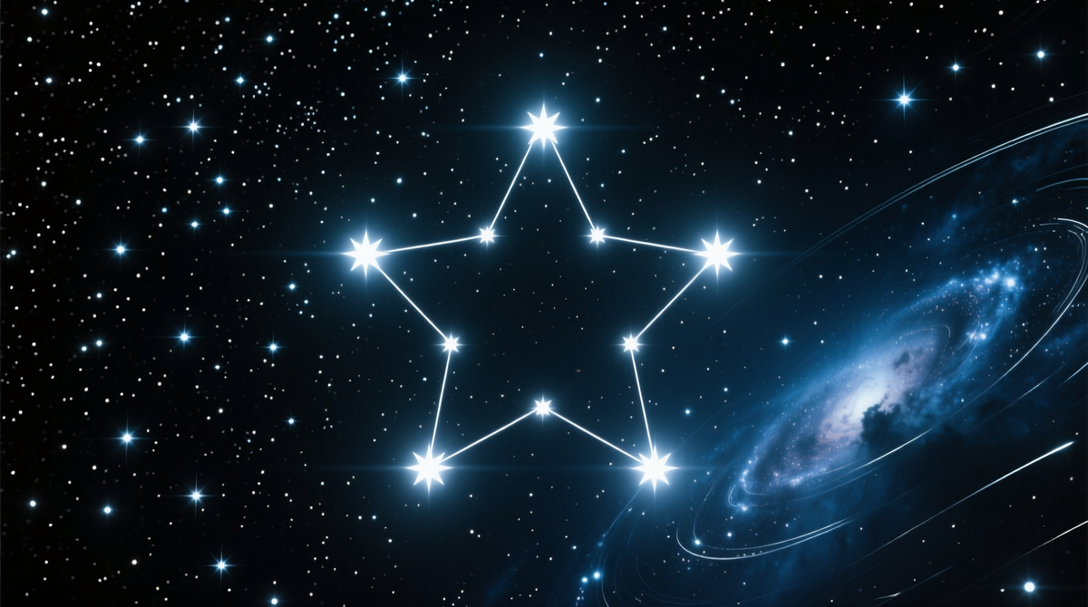 Наш разум сам дорисовывает знакомые фигуры там, где видит лишь случайные точки. Факторный анализ работает так же — он находит скрытый порядок и чёткие очертания в разрозненных данных.