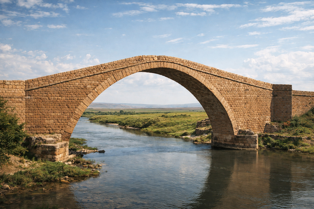 Реконструкция моста с помощью ИИ.