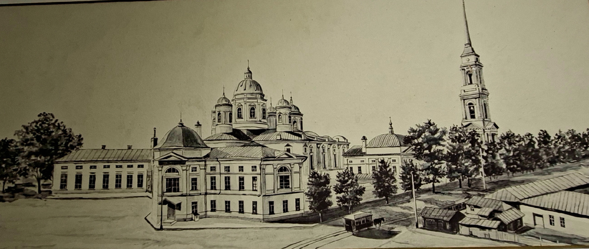 фото автора гравюра из музейной  экспозиции