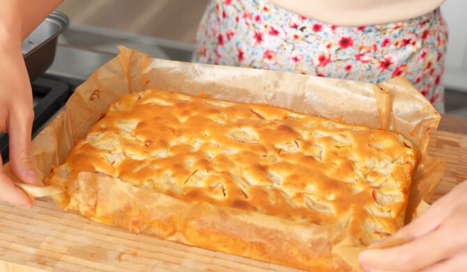 Простой яблочный пирог в духовке