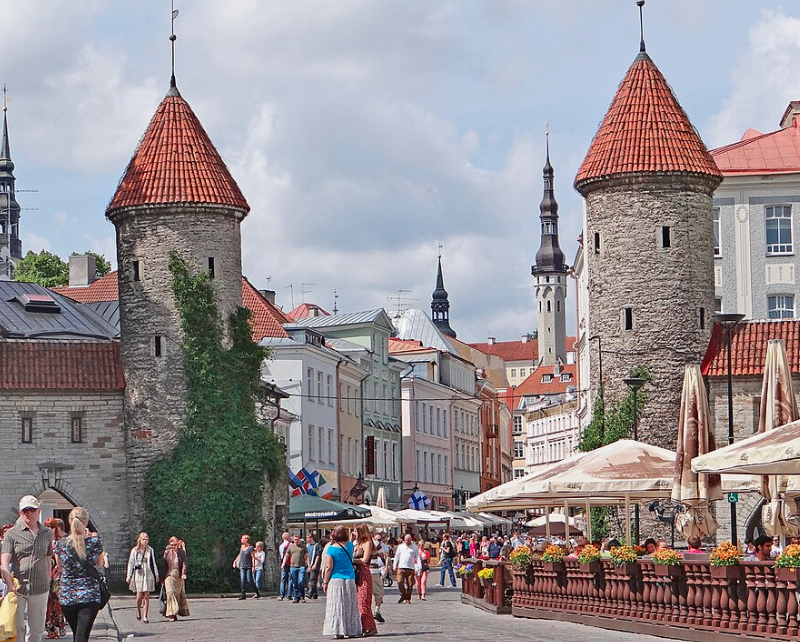 Один из входов в Вана Таллин, из центра, не с Балтики