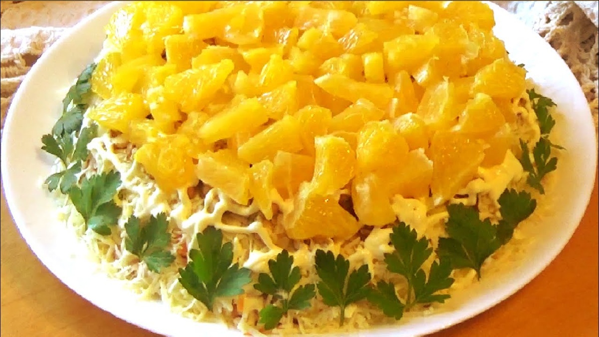 Мой любимый салат "Зимняя сказка"