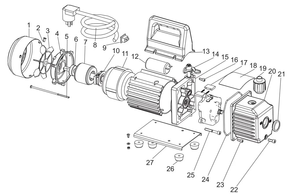 Насос вакуумный