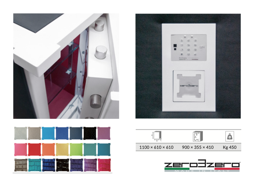 Сейфы zero3zero Limited Edition производятся с 2009 года под заказ в индивидуальном исполнении, каждый проект неповторим