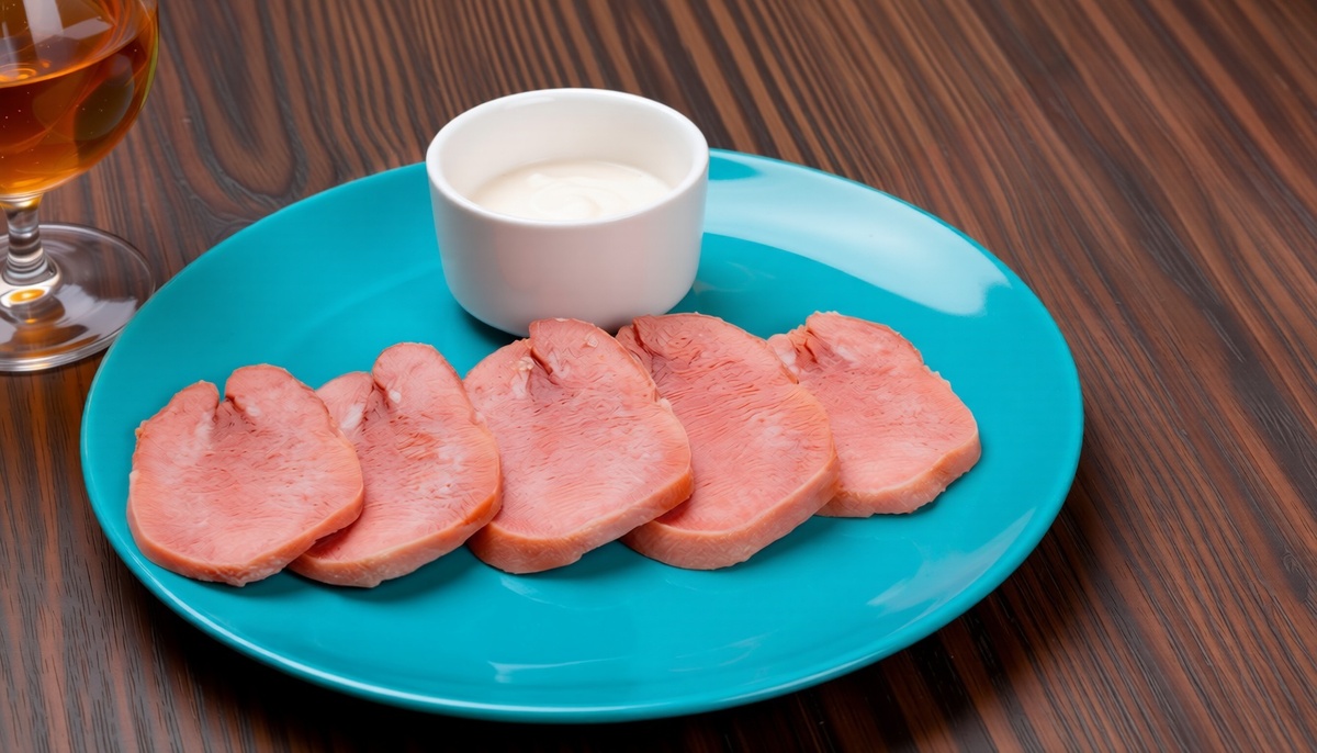 Говяжий язык су-вид с хреном