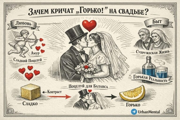    Почему на свадьбе кричат «Горько!» древняя история о плохом вкусе напитка Урбан Ментал | Популярная Эрудиция